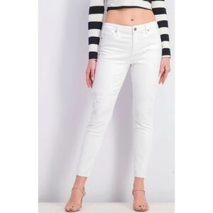 PISTOLA Jennifer Skinny Distressed Cropped Jeans Size 31